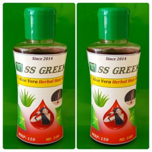 SS GREEN Aloe Vera Herbal Hair oil - 100ml