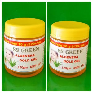 SS GREEN Aloe Vera Gold Gel - 120gm