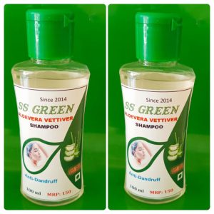 SS GREEN Aloe Vera Vettiver Shampoo - 100ml